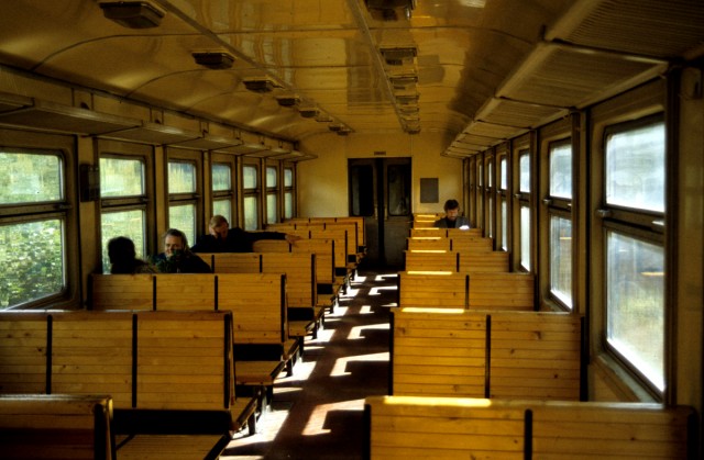 Salon of DR1A-239 at the Haapsalu - Tallin line, Estonia (30.08.1994).jpg