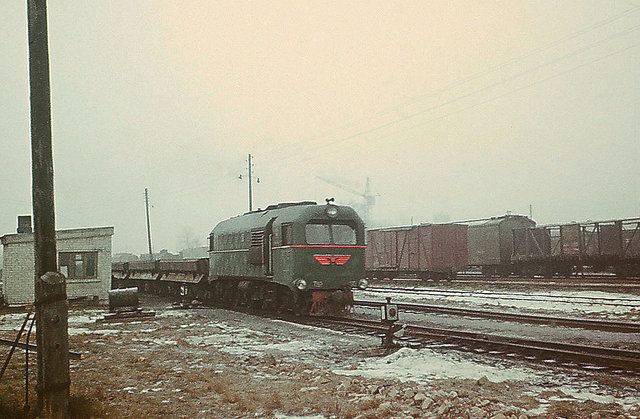 SZD TU2-013 at the Panevėžys station (05.01.1974).jpg (337.85 КБ) Просмотров: 4896 SZD TU2-013 at the Panevėžys station (05.01.1974).jpg
